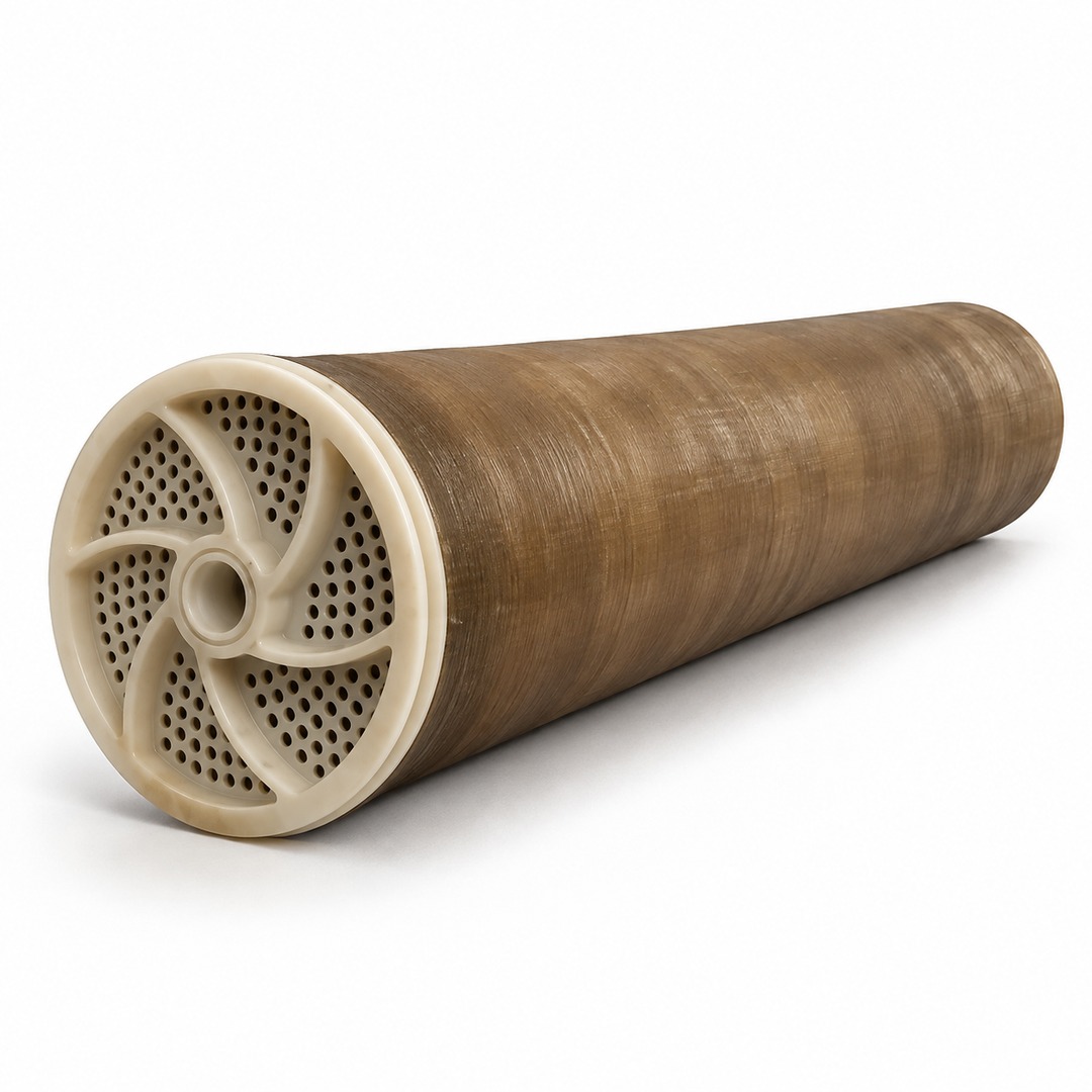 A fouled reverse osmosis membrane element