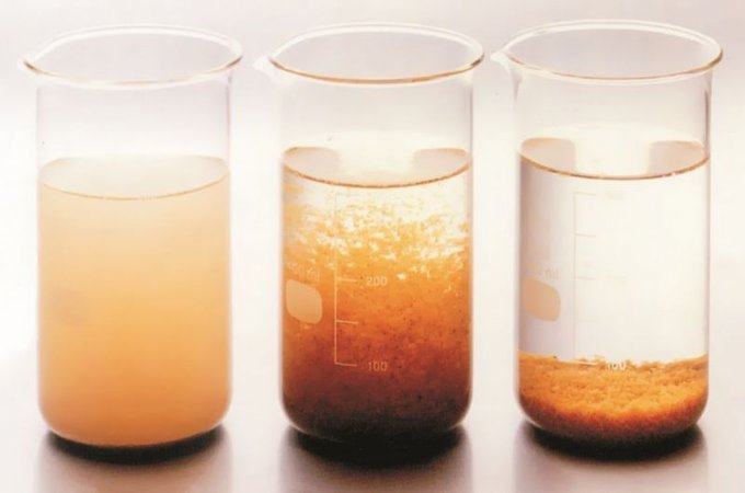 Coagulant and flocculant water-treatment products